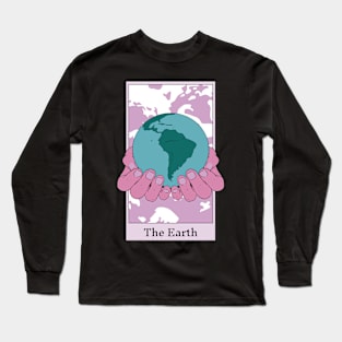 The Earth - Tarot Card Long Sleeve T-Shirt